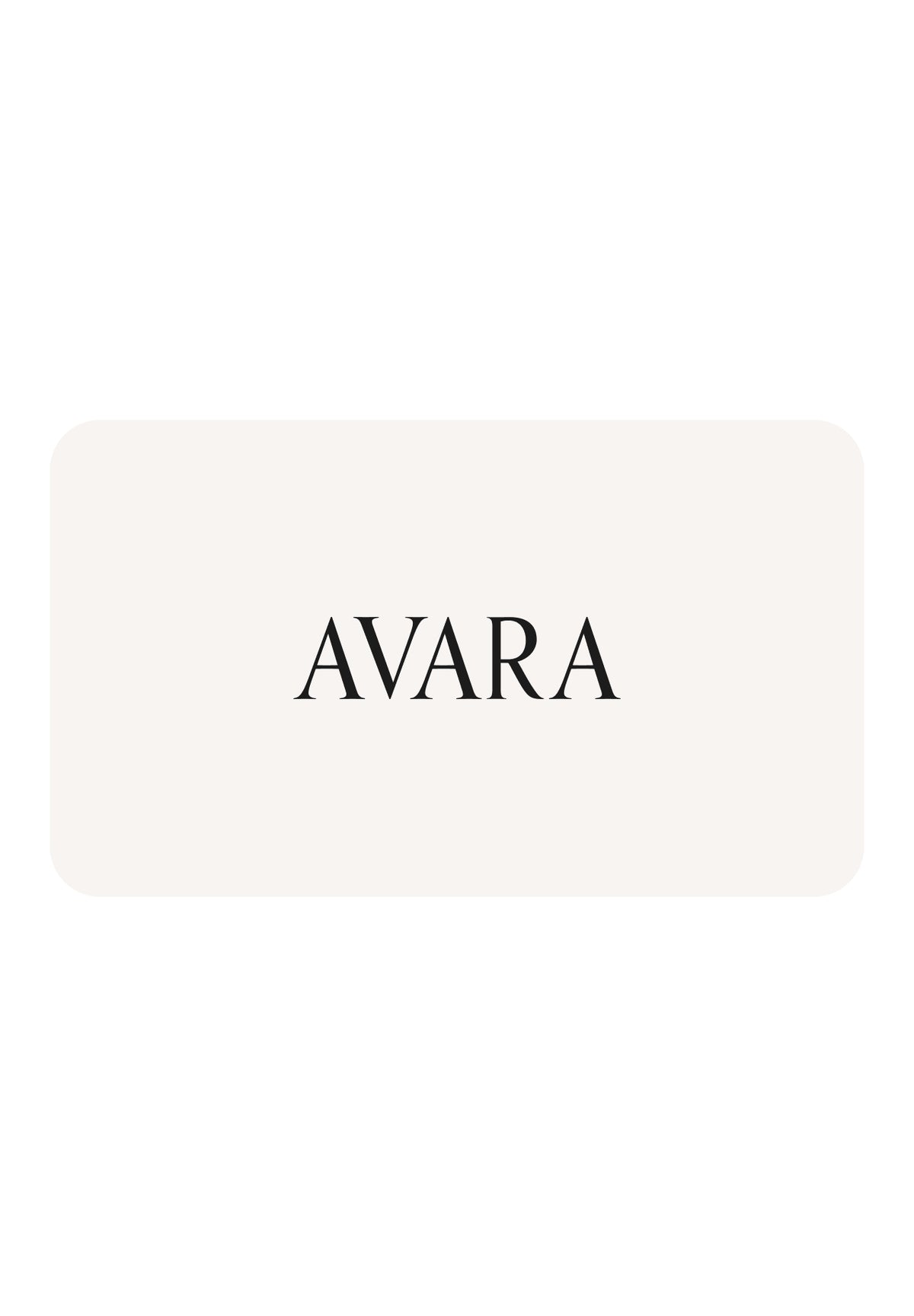 Cream Avara E-Gift Card - Women's Fashion Digital Gift Card Front View | Avara
