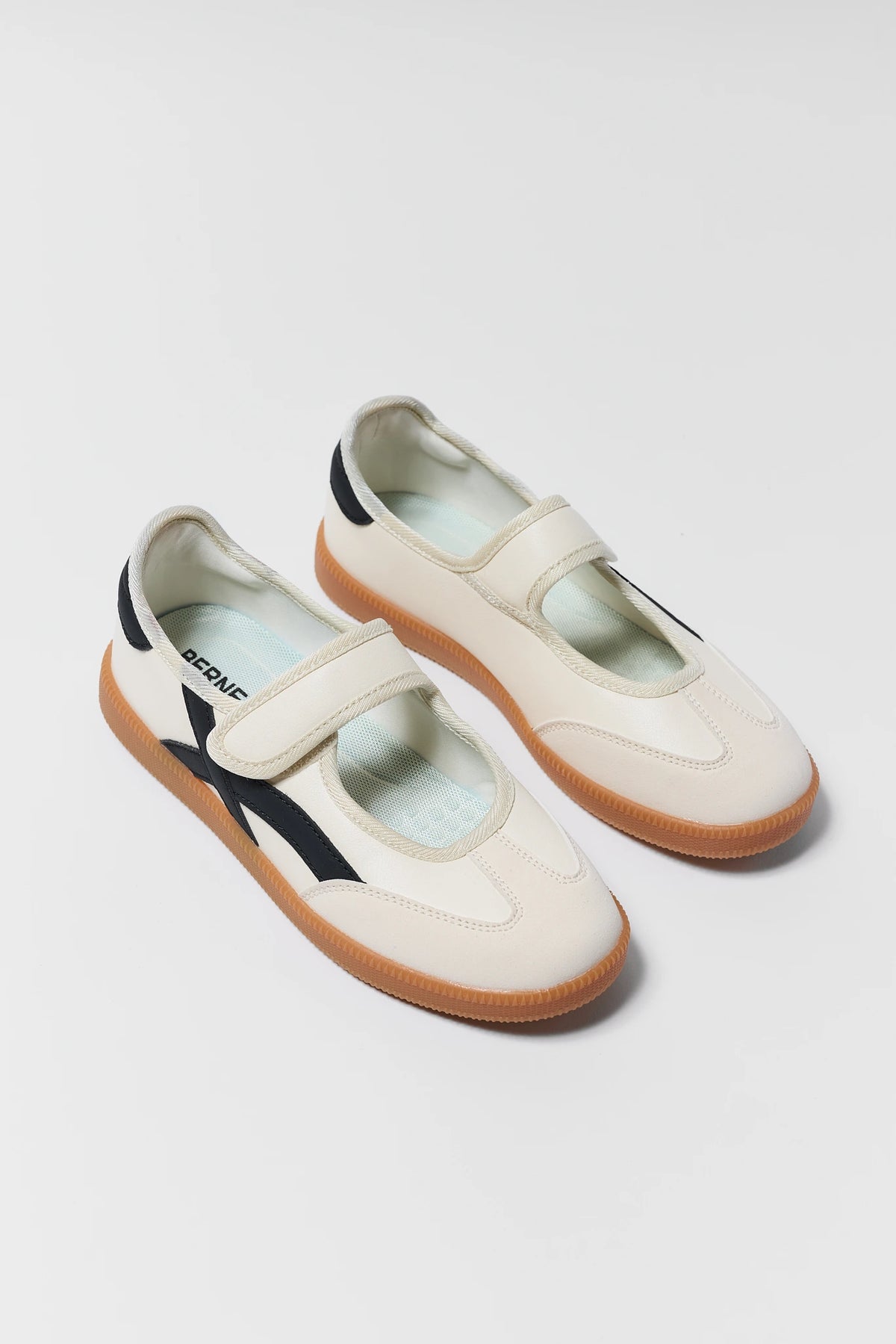 Ivory Mary Jane Sneakers for Women - 3/4 Angle View, Cute Casual Shoes | Avara