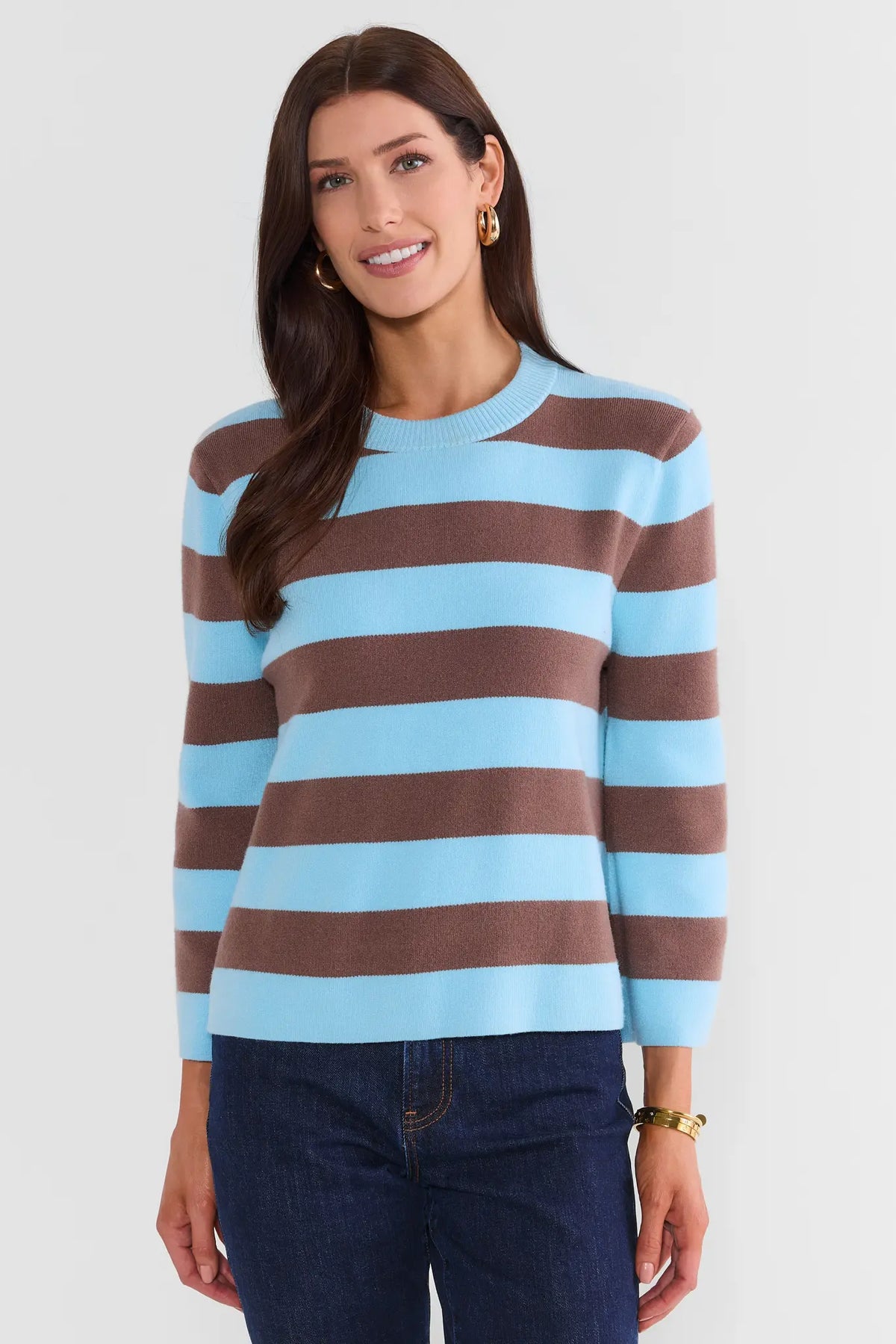 Blue Striped Sweater