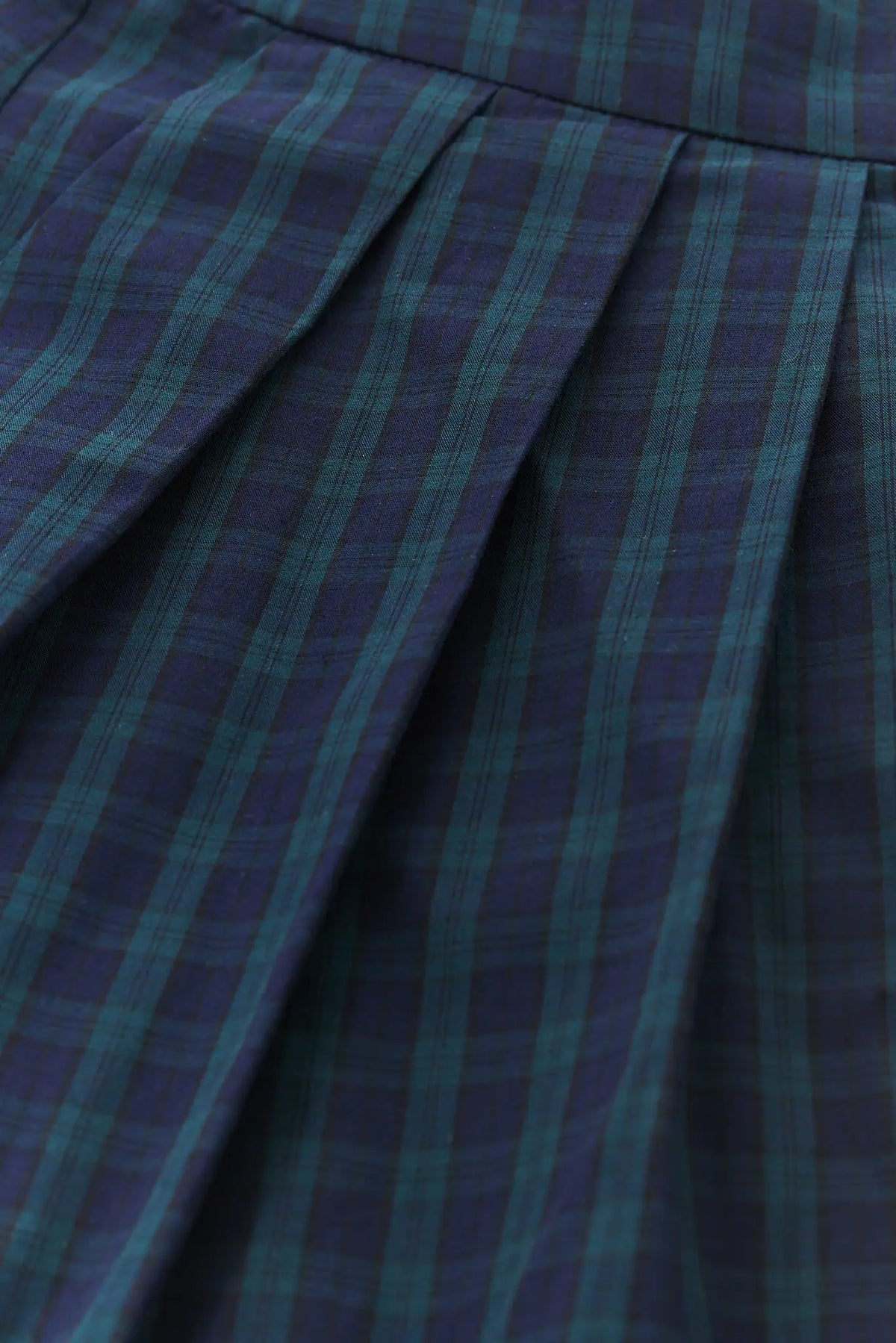 Faith Navy Plaid Midi Skirt