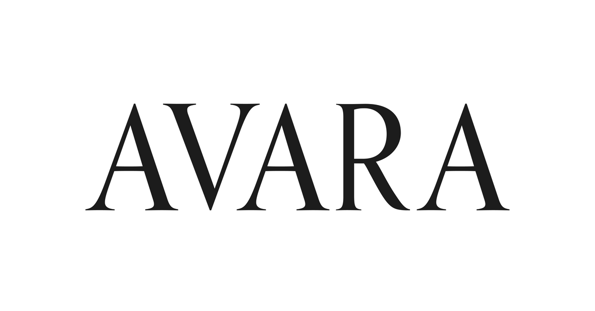 AVARA logo in black on a white background