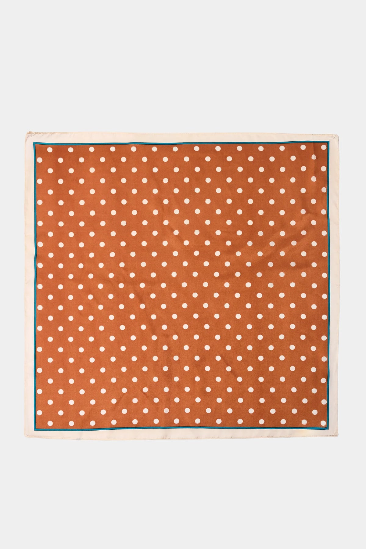 Brown Polka Dot Scarf